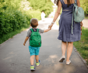 Advices for last day of school- Parent child walk